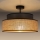 Surface-mounted chandelier BOHO 1xE27/60W/230V brown/beige