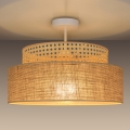 Surface-mounted chandelier BOHO 1xE27/60W/230V rattan