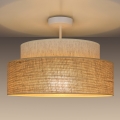 Surface-mounted chandelier BOHO 1xE27/60W/230V white/beige