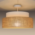 Surface-mounted chandelier BOHO 1xE27/60W/230V white/beige