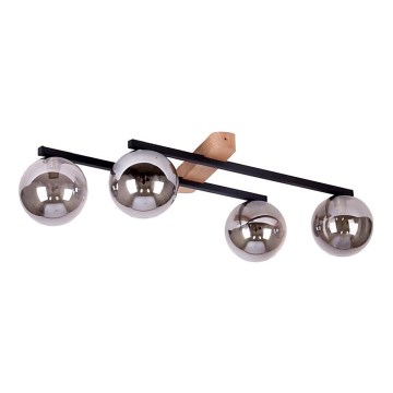 Surface-mounted chandelier BOIS 4xG9/8W/230V
