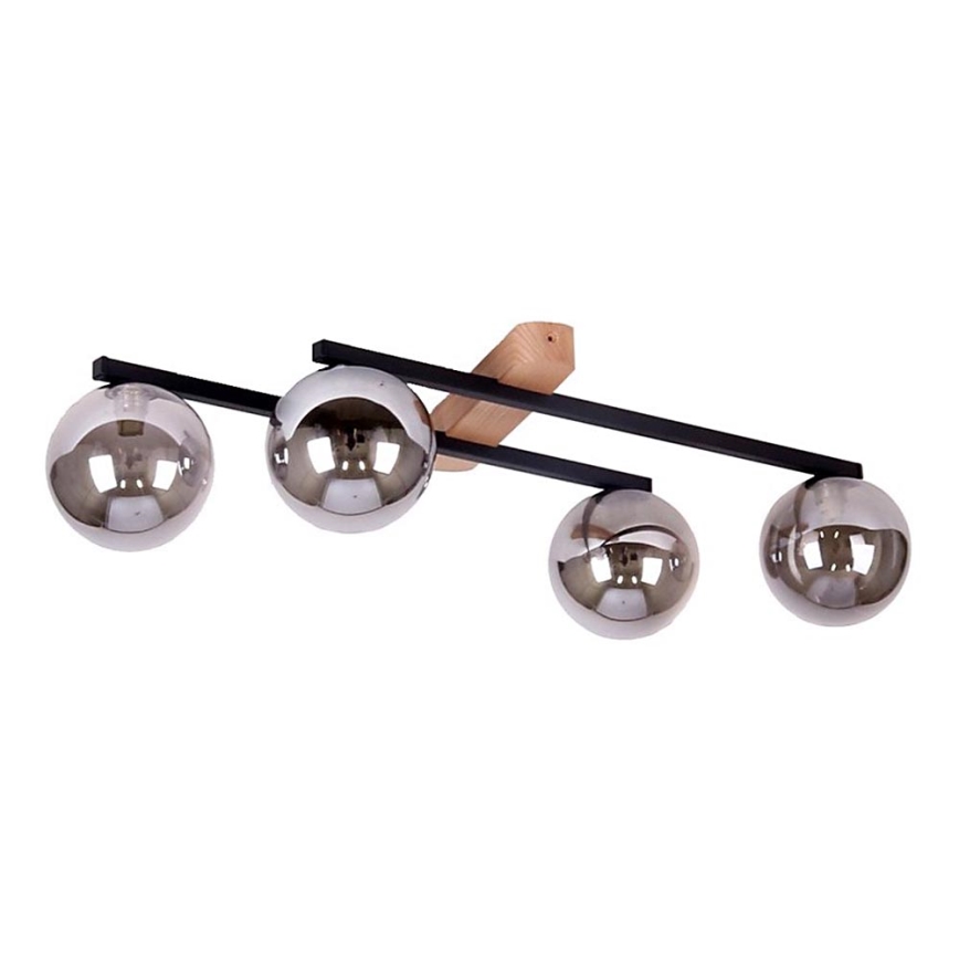 Surface-mounted chandelier BOIS 4xG9/8W/230V