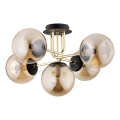 Surface-mounted chandelier BOSS 5xE14/10W/230V gold