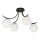 Surface-mounted chandelier BOSTON 4xE14/10W/230V black