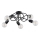 Surface-mounted chandelier BOSTON 5xE27/15W/230V black