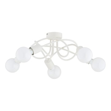 Surface-mounted chandelier BOSTON 5xE27/15W/230V creamy