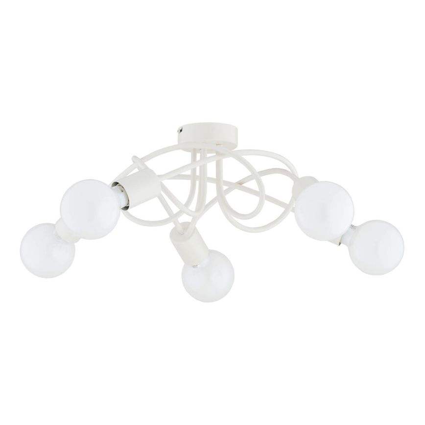 Surface-mounted chandelier BOSTON 5xE27/15W/230V creamy