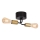 Surface-mounted chandelier BRENDA 2xE27/60W/230V black/gold