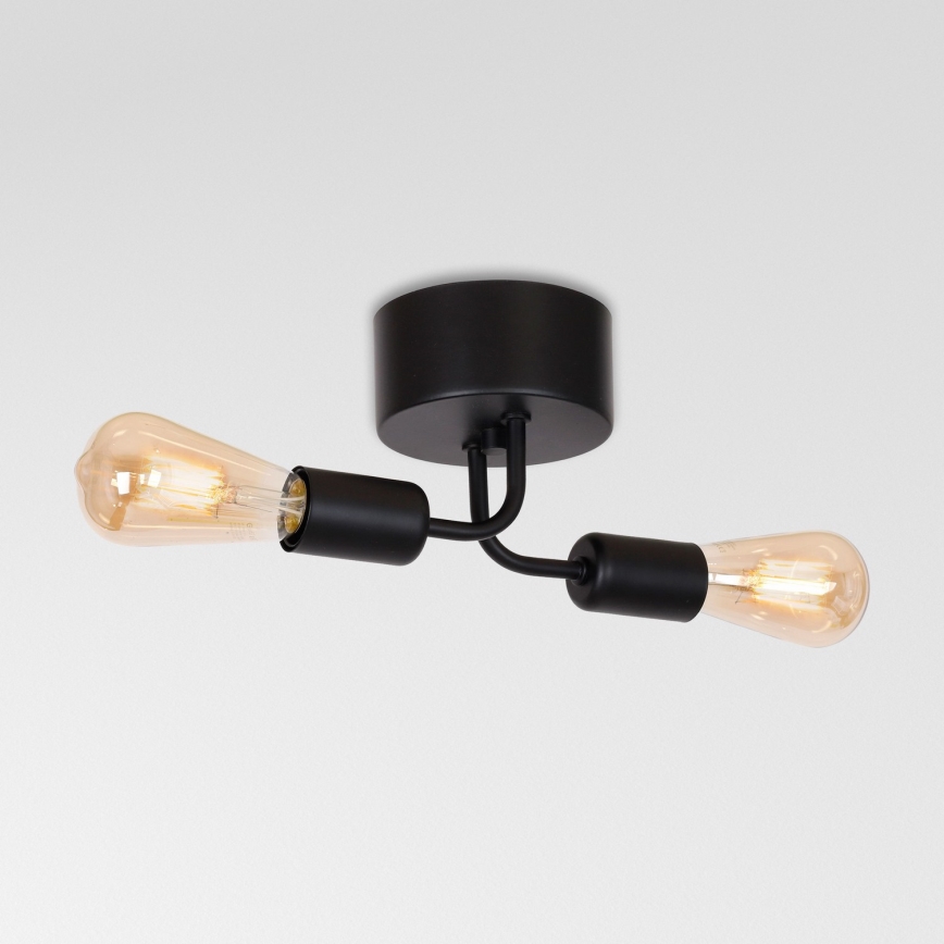 Surface-mounted chandelier BRENDA 2xE27/60W/230V black