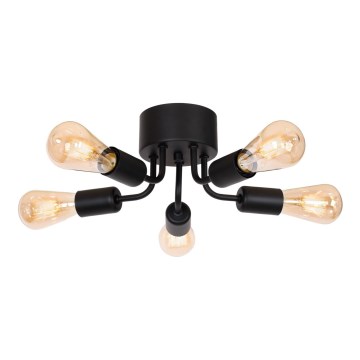 Surface-mounted chandelier BRENDA 5xE27/60W/230V black