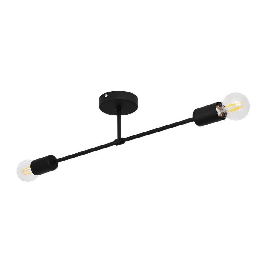 Surface-mounted chandelier CAMBRIDGE 2xE27/15W/230V black