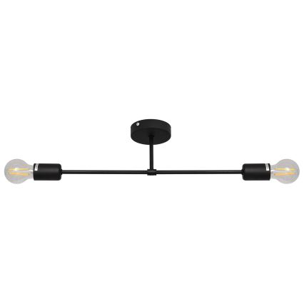 Surface-mounted chandelier CAMBRIDGE 2xE27/15W/230V black
