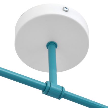 Surface-mounted chandelier CAMBRIDGE 2xE27/15W/230V blue
