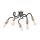 Surface-mounted chandelier CAMERON 5xE27/60W/230V beech - FSC certified