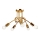 Surface-mounted chandelier CAMILLA 5xE27/60W/230V