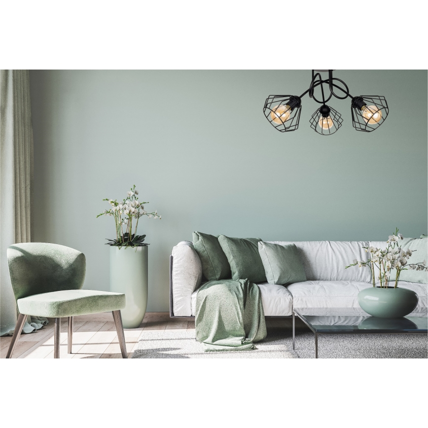 Surface-mounted chandelier CEED 3xE27/60W/230V