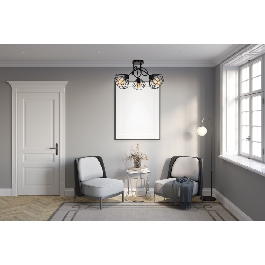 Surface-mounted chandelier CEED 3xE27/60W/230V