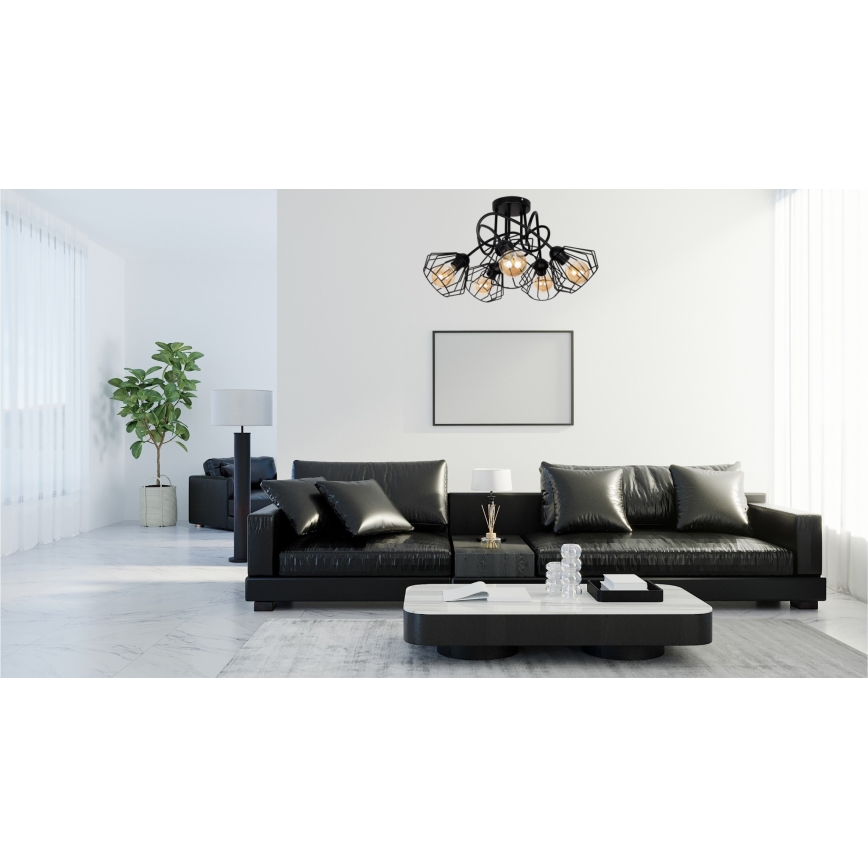 Surface-mounted chandelier CEED 5xE27/60W/230V