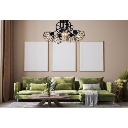 Surface-mounted chandelier CEED 5xE27/60W/230V