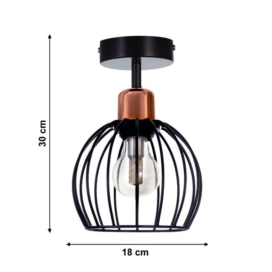 Surface-mounted chandelier CELTA 1xE27/40W/230V