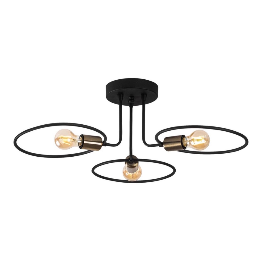 Surface-mounted chandelier CIRCLE 3xE27/40W/230V