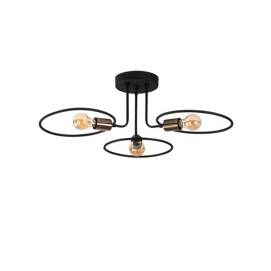 Surface-mounted chandelier CIRCLE 3xE27/40W/230V