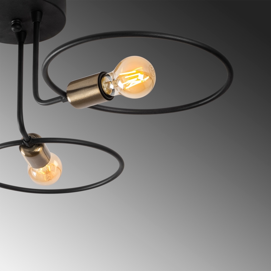 Surface-mounted chandelier CIRCLE 3xE27/40W/230V