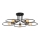 Surface-mounted chandelier CIRCLE 5xE27/40W/230V