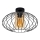 Surface-mounted chandelier CORRINI 1xE27/60W/230V d. 34 cm black/beige