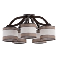 Surface-mounted chandelier CORTES 5xE27/60W/230V