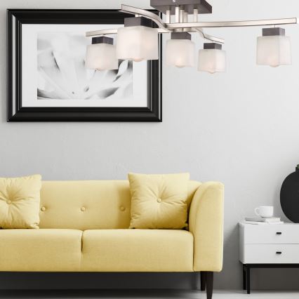 Surface-mounted chandelier DANA 5xE14/40W/230V beech - FSC certified
