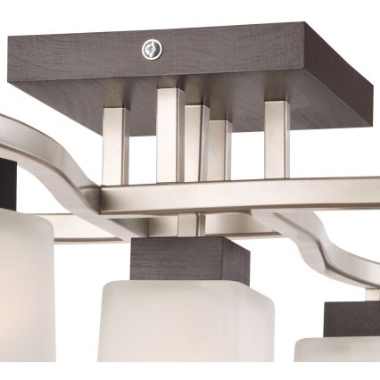 Surface-mounted chandelier DANA 5xE14/40W/230V beech - FSC certified