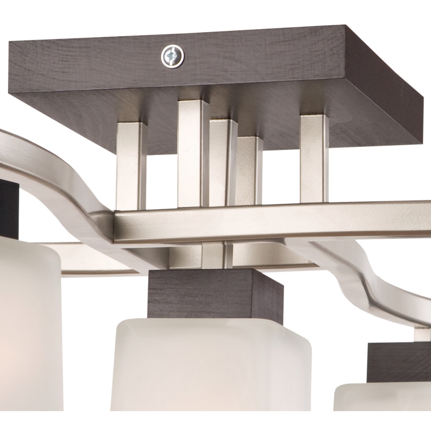 Surface-mounted chandelier DANA 5xE14/40W/230V beech - FSC certified