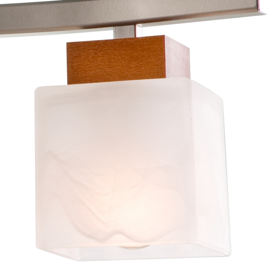 Surface-mounted chandelier DANA 5xE14/40W/230V beech