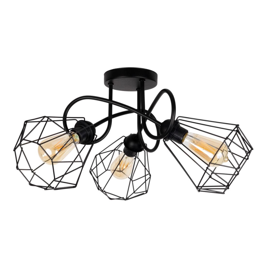 Surface-mounted chandelier DIAMENT 3xE27/60W/230V