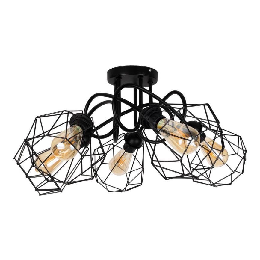 Surface-mounted chandelier DIAMENT 5xE27/60W/230V