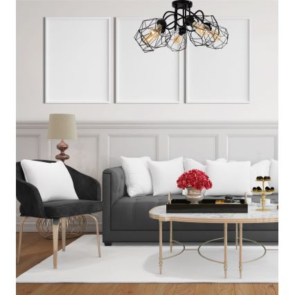 Surface-mounted chandelier DIAMENT 5xE27/60W/230V