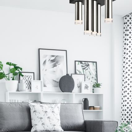 Surface-mounted chandelier DIEGO 5xE27/60W/230V