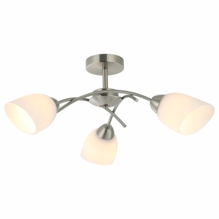 Surface-mounted chandelier DONNA 3xE27/60W/230V nickel