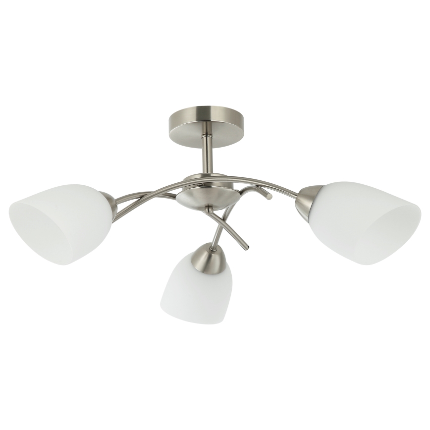 Surface-mounted chandelier DONNA 3xE27/60W/230V nickel