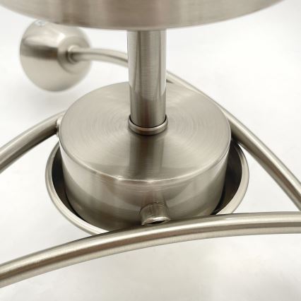 Surface-mounted chandelier DONNA 3xE27/60W/230V nickel