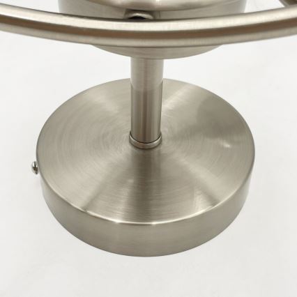 Surface-mounted chandelier DONNA 3xE27/60W/230V nickel