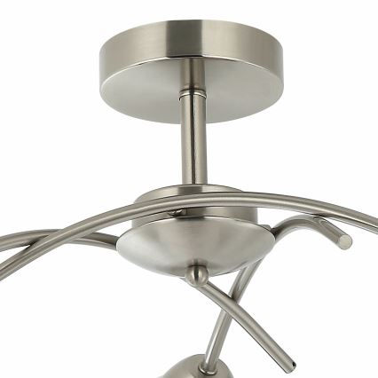 Surface-mounted chandelier DONNA 3xE27/60W/230V nickel
