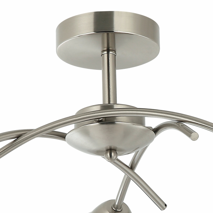 Surface-mounted chandelier DONNA 3xE27/60W/230V nickel