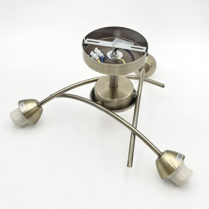 Surface-mounted chandelier DONNA 3xE27/60W/230V patina