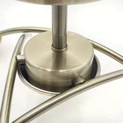 Surface-mounted chandelier DONNA 3xE27/60W/230V patina