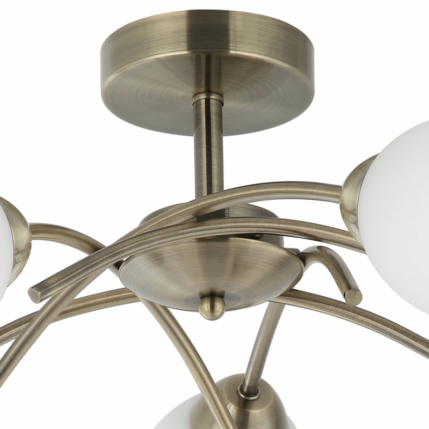 Surface-mounted chandelier DONNA 5xE27/60W/230V patina