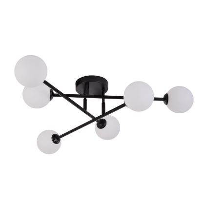 Surface-mounted chandelier DORADO 6xG9/28W/230V black