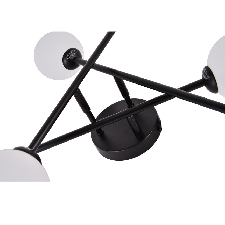 Surface-mounted chandelier DORADO 6xG9/28W/230V black