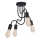 Surface-mounted chandelier DOW 4xE27/60W/230V